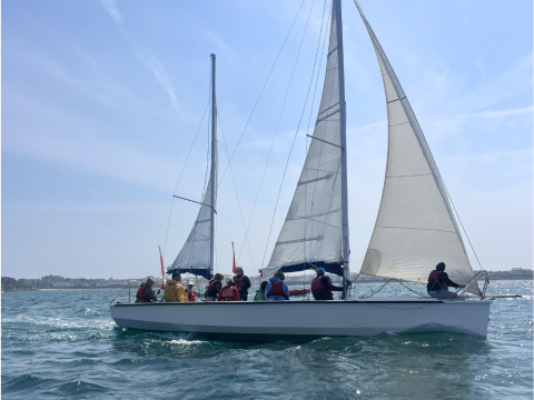 Sortie Eclipse en voilier Echo 90 